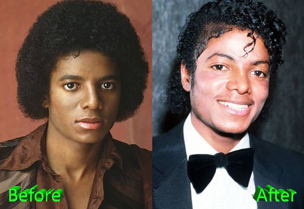 Michael Jackson Before and After