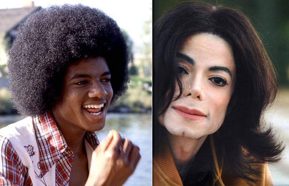 Michael Jackson Before and After